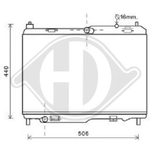 DIEDERICHS Radiator, engine cooling DIEDERICHS Climate