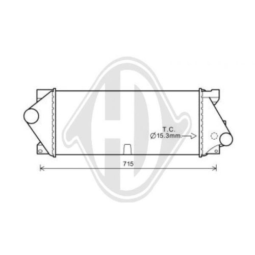 DIEDERICHS Intercooler, échangeur DIEDERICHS Climate
