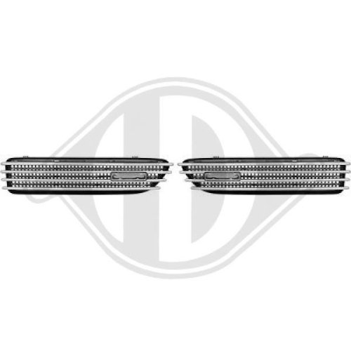 DIEDERICHS Ventilation Grilles, bumper HD Tuning