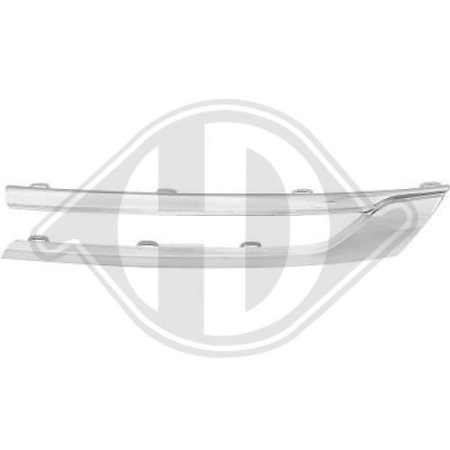 DIEDERICHS Trim/Protection Strip, radiator grille Priority Parts