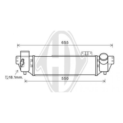 DIEDERICHS Intercooler, inlaatluchtkoeler DIEDERICHS Climate