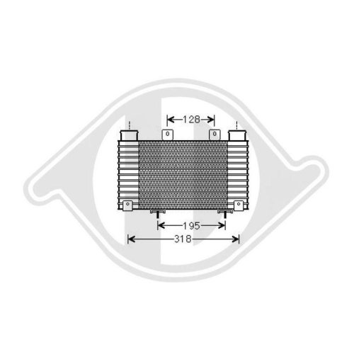 DIEDERICHS Intercooler, inlaatluchtkoeler DIEDERICHS Climate