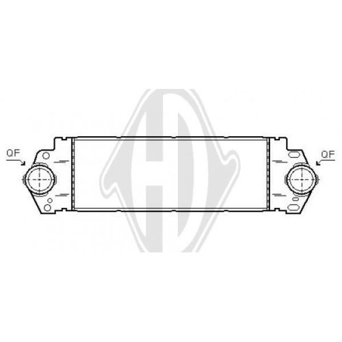 DIEDERICHS Intercooler, inlaatluchtkoeler DIEDERICHS Climate