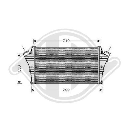 DIEDERICHS Intercooler, inlaatluchtkoeler DIEDERICHS Climate