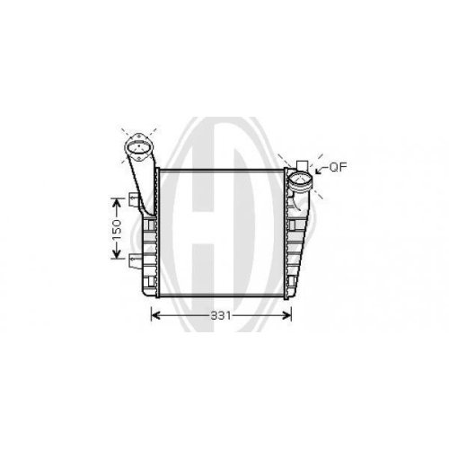 DIEDERICHS Intercooler, échangeur DIEDERICHS Climate