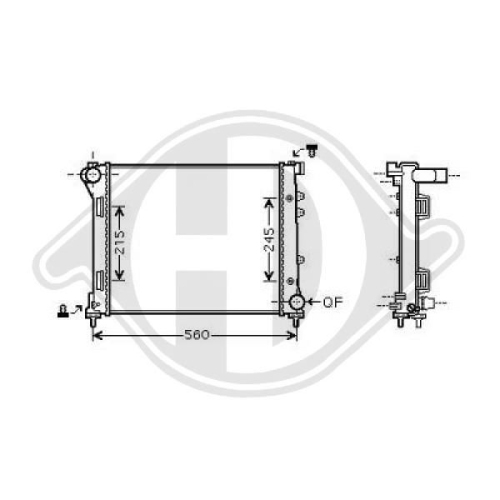 DIEDERICHS Radiator, engine cooling DIEDERICHS Climate