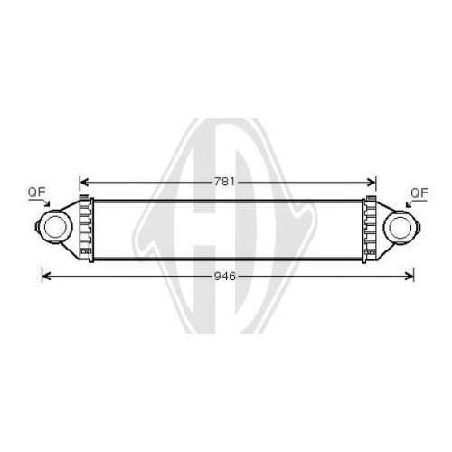 DIEDERICHS Intercooler, inlaatluchtkoeler DIEDERICHS Climate