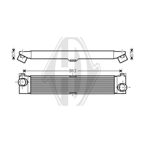 DIEDERICHS Charge Air Cooler Priority Parts