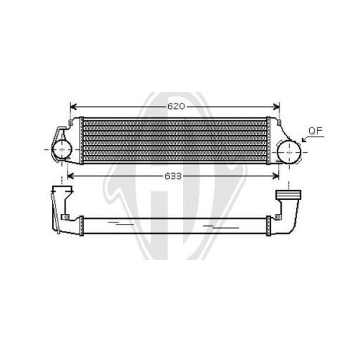 DIEDERICHS Intercooler, échangeur DIEDERICHS Climate