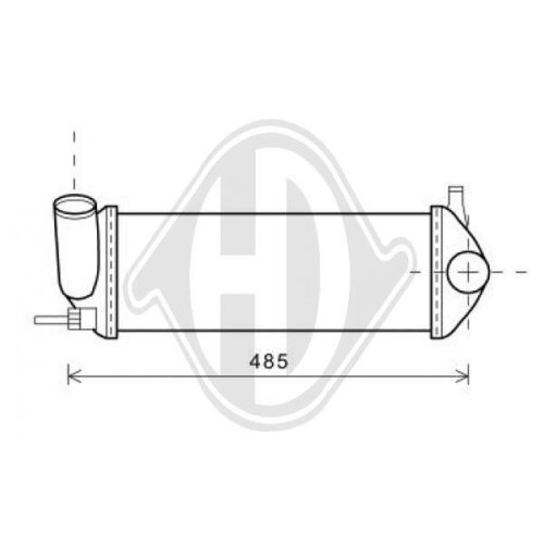 DIEDERICHS Intercooler, échangeur DIEDERICHS Climate