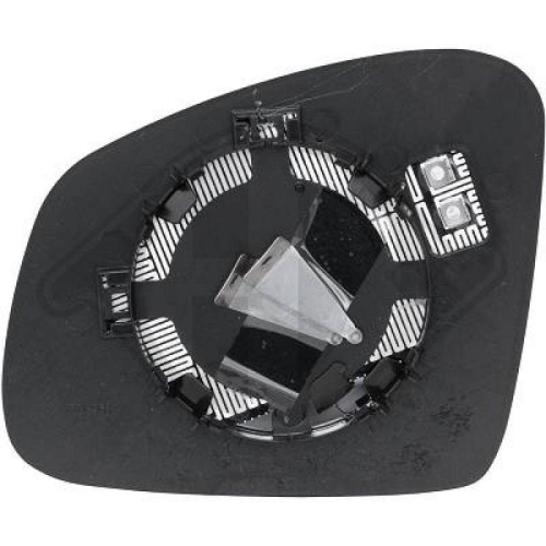 DIEDERICHS Vidro de espelho, espelho retrovisor exterior