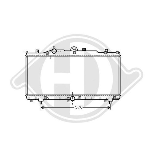 DIEDERICHS Radiador, refrigeración del motor DIEDERICHS Climate