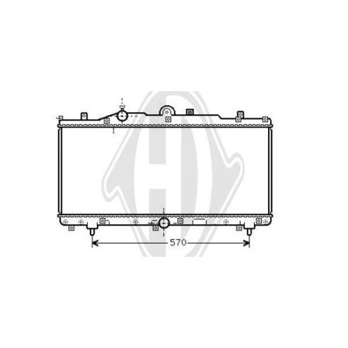 DIEDERICHS Radiateur, refroidissement du moteur DIEDERICHS Climate