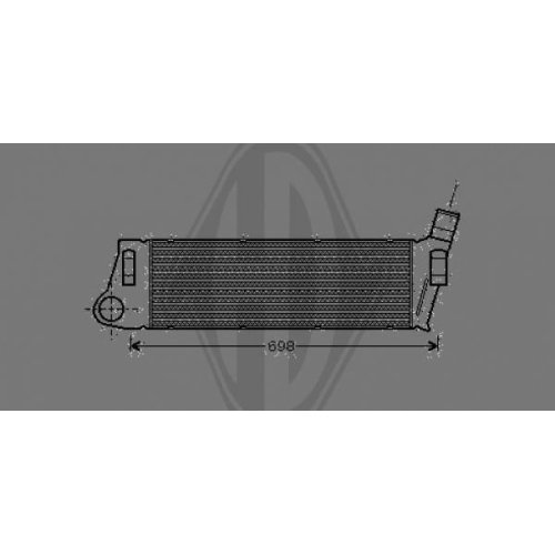 DIEDERICHS Intercooler, inlaatluchtkoeler DIEDERICHS Climate