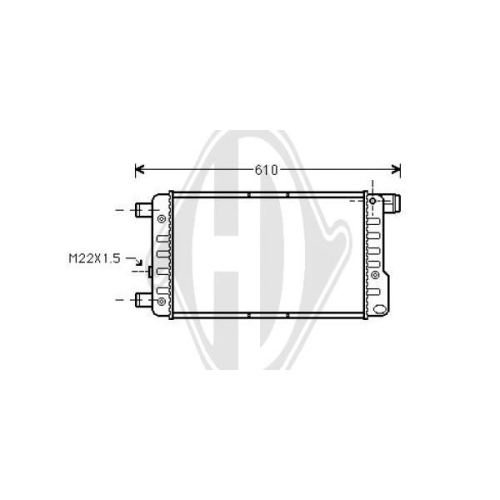 DIEDERICHS Radiator, engine cooling DIEDERICHS Climate