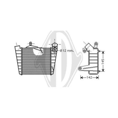 DIEDERICHS Intercooler, inlaatluchtkoeler DIEDERICHS Climate