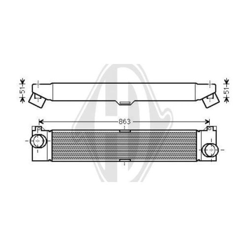 DIEDERICHS Intercooler, échangeur DIEDERICHS Climate