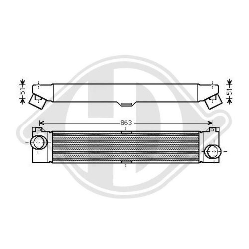 DIEDERICHS Intercooler, échangeur DIEDERICHS Climate