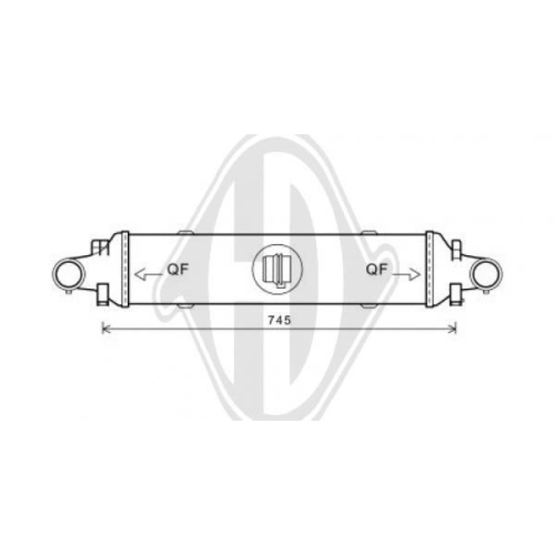 DIEDERICHS Intercooler, inlaatluchtkoeler DIEDERICHS Climate