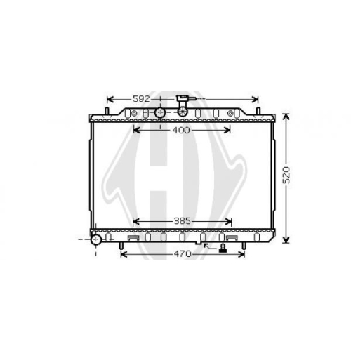 DIEDERICHS Radiator, engine cooling DIEDERICHS Climate