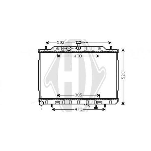 DIEDERICHS Radiator, engine cooling DIEDERICHS Climate