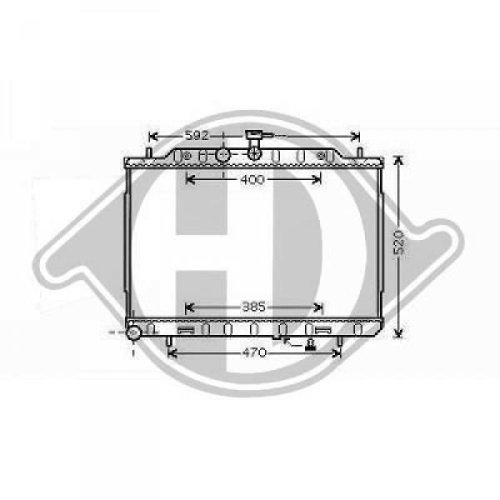 DIEDERICHS Radiator, engine cooling DIEDERICHS Climate