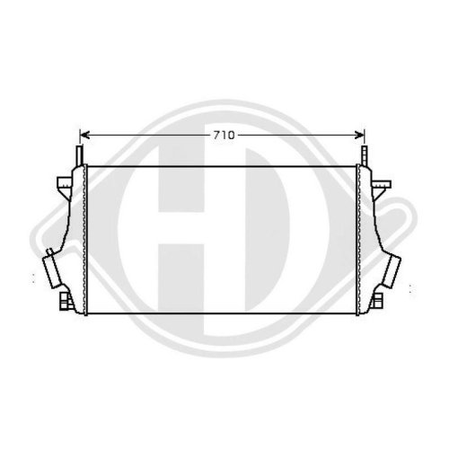 DIEDERICHS Intercooler, échangeur DIEDERICHS Climate