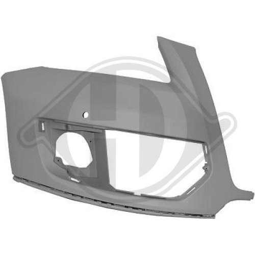 DIEDERICHS Plaat, bumper Priority Parts