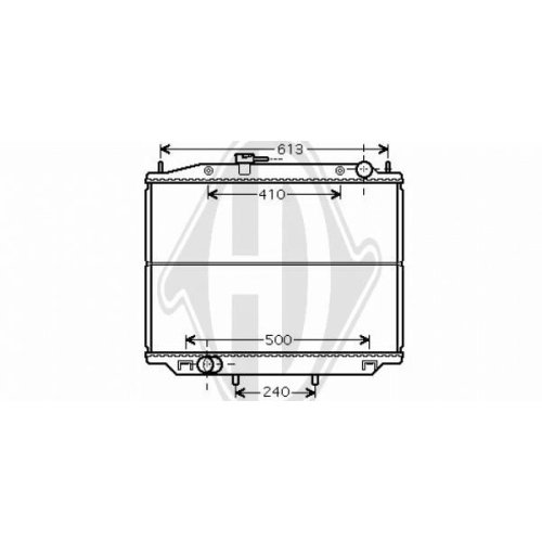 DIEDERICHS Radiator, engine cooling DIEDERICHS Climate