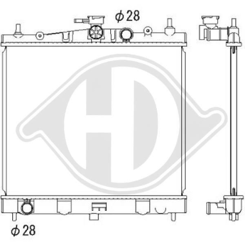 DIEDERICHS Radiator, engine cooling DIEDERICHS Climate