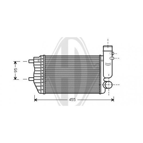 DIEDERICHS Intercooler, inlaatluchtkoeler DIEDERICHS Climate