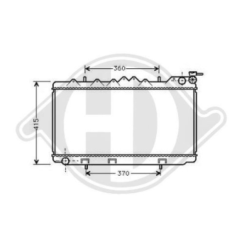 DIEDERICHS Radiador, refrigeración del motor DIEDERICHS Climate