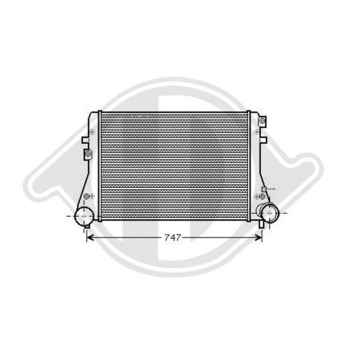 DIEDERICHS Intercooler, inlaatluchtkoeler DIEDERICHS Climate