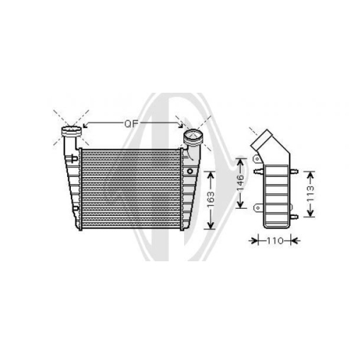 DIEDERICHS Intercooler, inlaatluchtkoeler DIEDERICHS Climate