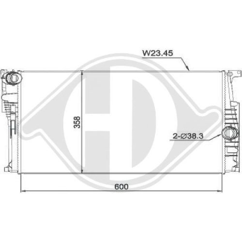 DIEDERICHS Radiator, engine cooling DIEDERICHS Climate