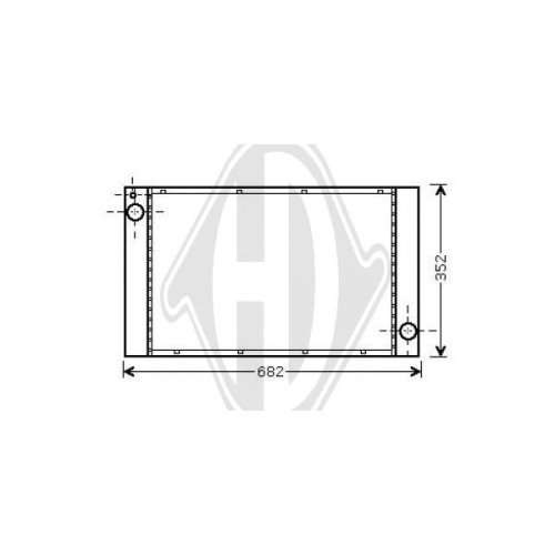 DIEDERICHS Radiator, engine cooling DIEDERICHS Climate