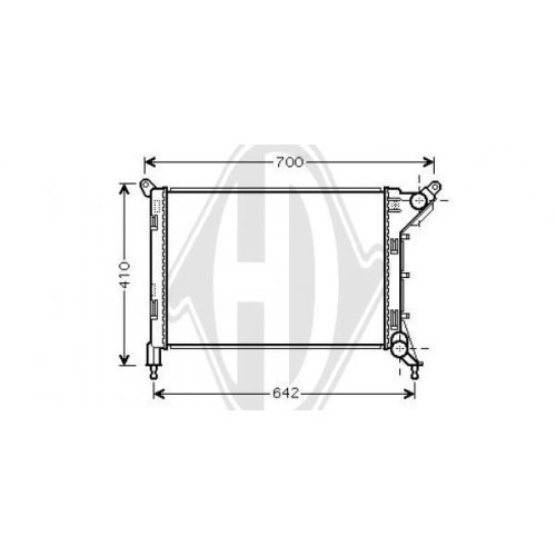 DIEDERICHS Radiator, engine cooling DIEDERICHS Climate
