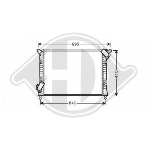 DIEDERICHS Radiator, engine cooling DIEDERICHS Climate
