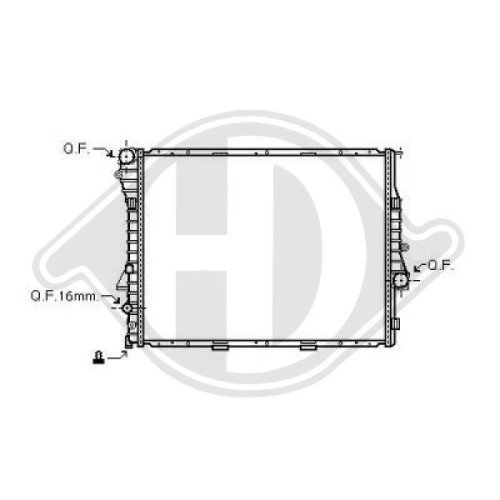 DIEDERICHS Radiator, engine cooling DIEDERICHS Climate