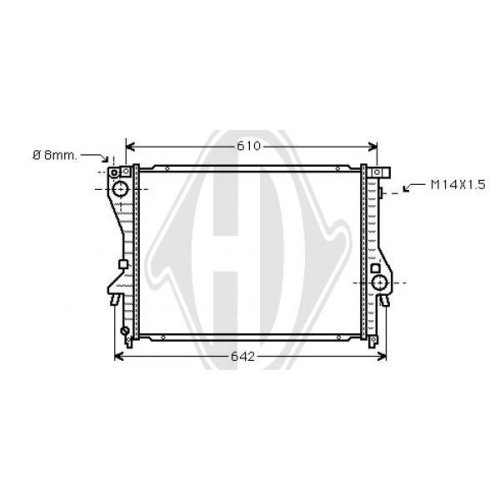 DIEDERICHS Radiator, engine cooling DIEDERICHS Climate