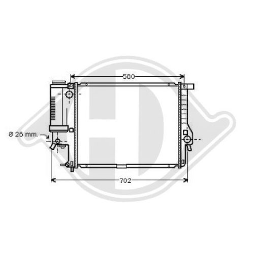 DIEDERICHS Radiator, engine cooling DIEDERICHS Climate