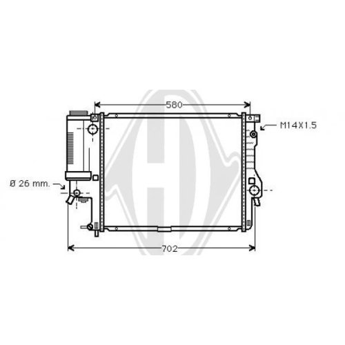 DIEDERICHS Radiator, engine cooling DIEDERICHS Climate