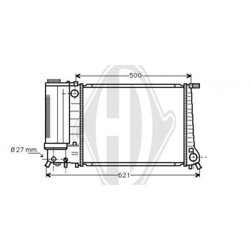 DIEDERICHS Radiateur, refroidissement du moteur DIEDERICHS Climate