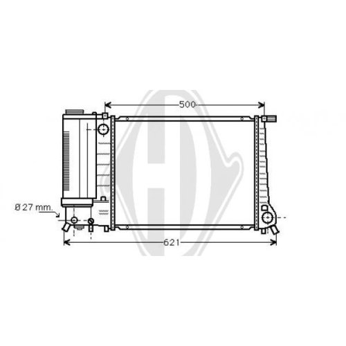 DIEDERICHS Radiator, engine cooling DIEDERICHS Climate