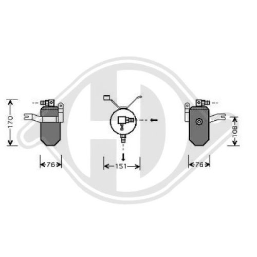 DIEDERICHS Dryer, air conditioning