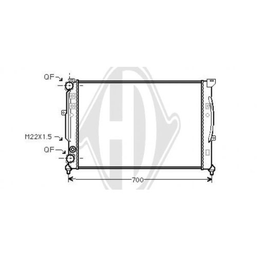 DIEDERICHS Radiator, engine cooling DIEDERICHS Climate