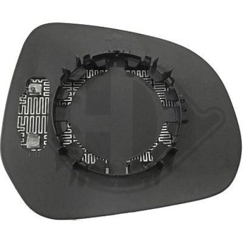 DIEDERICHS Vidro de espelho, espelho retrovisor exterior