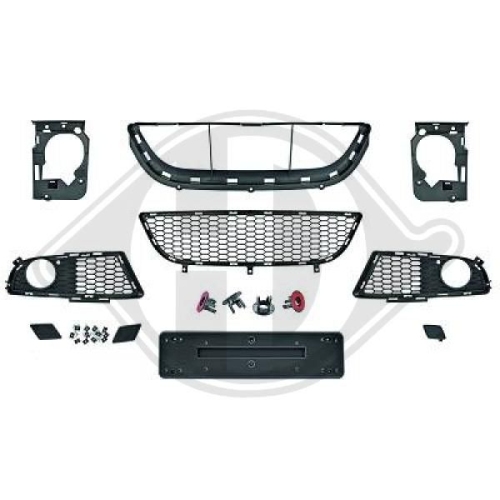 DIEDERICHS Trim/Protection Strip Set, bumper HD Tuning