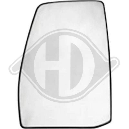 DIEDERICHS Verre de rétroviseur, rétroviseur extérieur