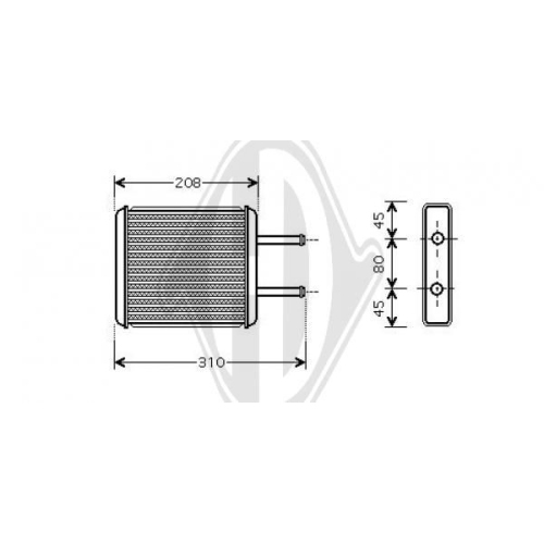 DIEDERICHS Heat Exchanger, interior heating DIEDERICHS Climate